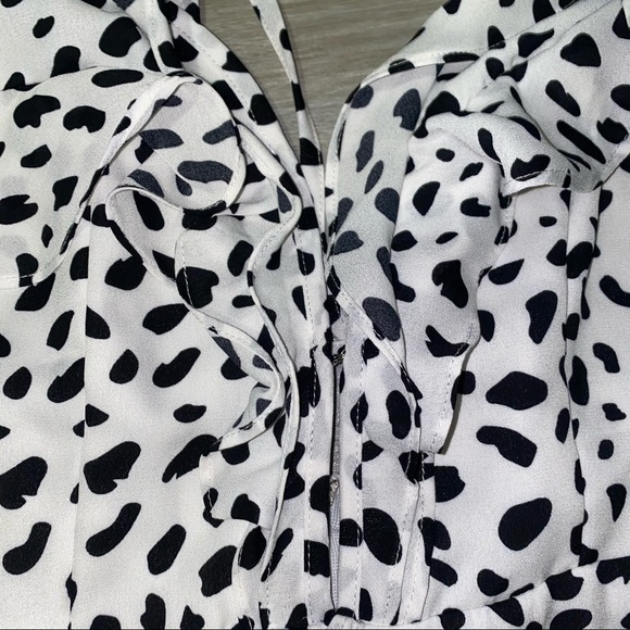 Forever 21 Printed Ruffle Dress - Picture 4 of 7